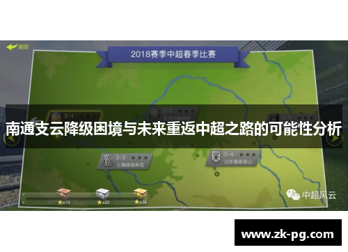 南通支云降级困境与未来重返中超之路的可能性分析